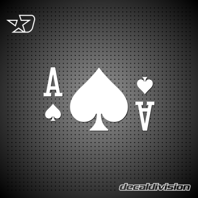 Ace of Spades Sticker Set